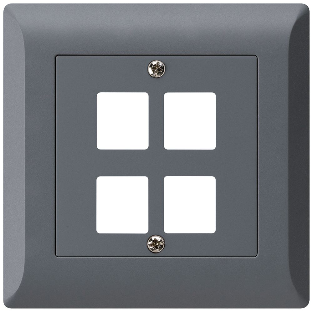 Kit frontale INC HMS kallysto.line per 4 moduli antracite