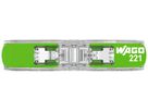 Borne de connexion WAGO Green Range 2L 0.34…4mm² avec levier vt transparent