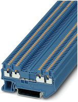 Morsetto di passaggio Push-In 0.14…1.5mm² blu