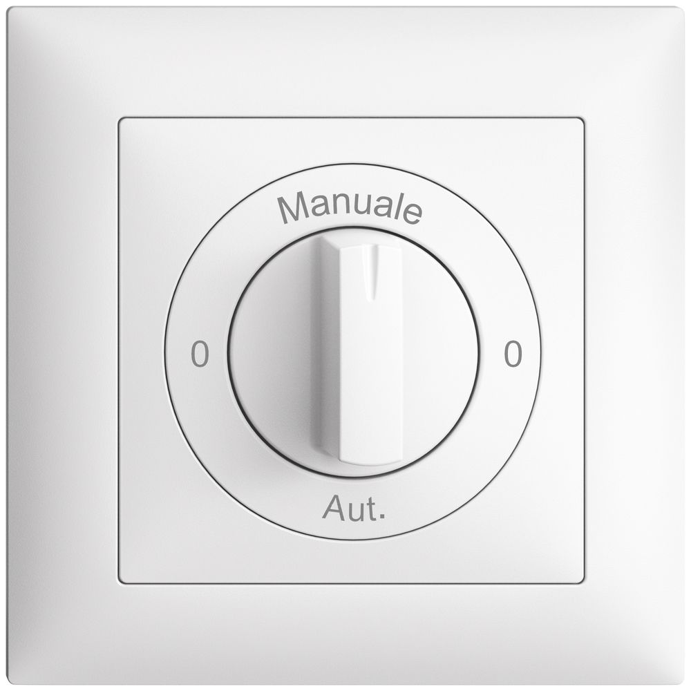Interrupteur rotatif ENC 0-Manuale-0-Aut EDIZIOdue 2/1P blanc