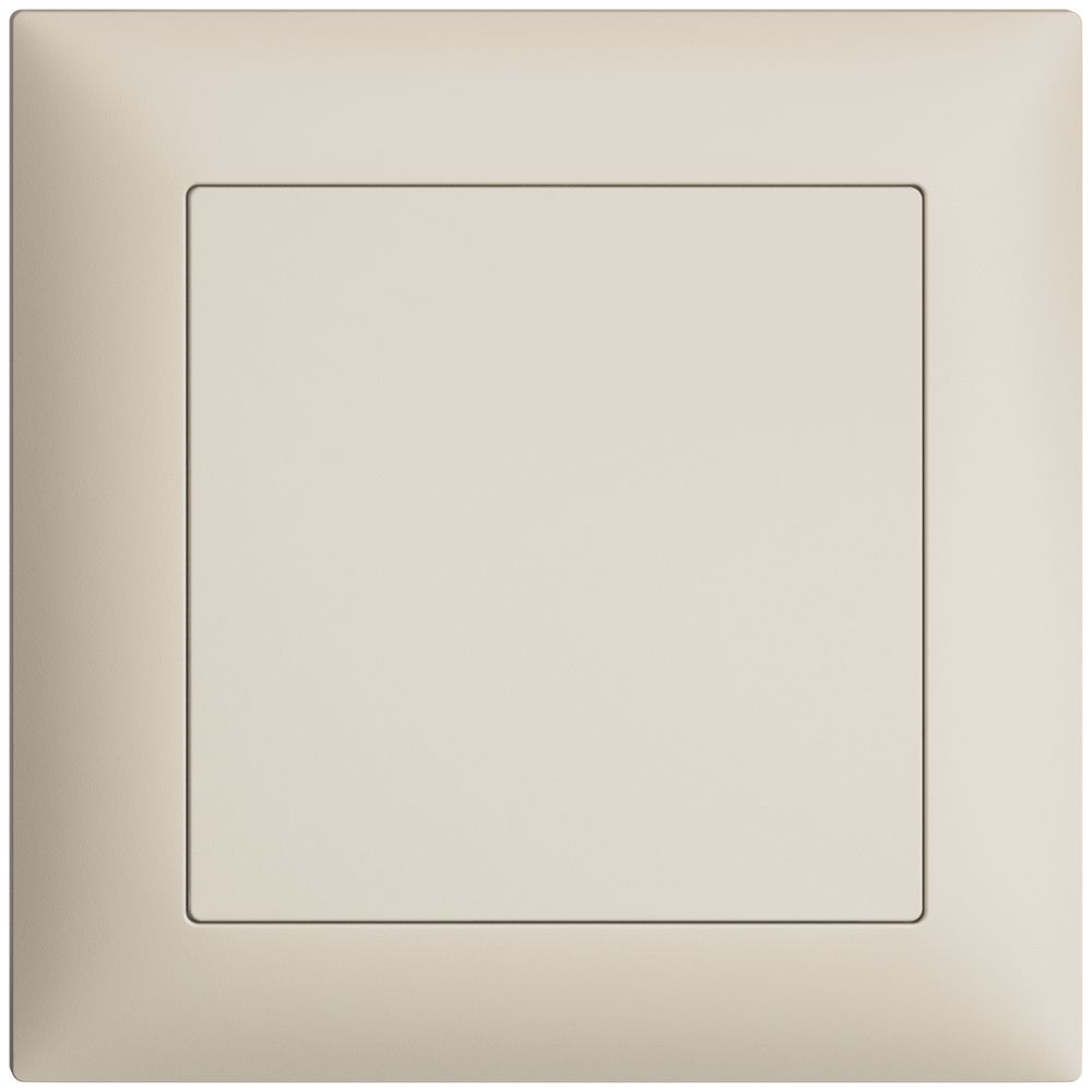 UP-Blindabdeckung EDIZIOdue crema ohne Zentrumsschraube