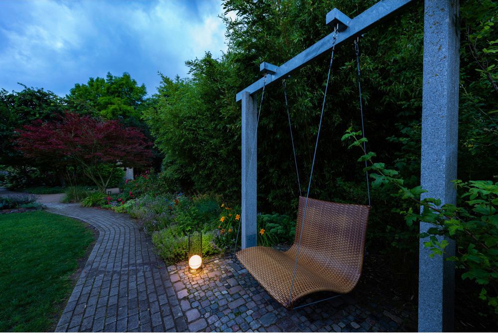 LED-Stehleuchte SLV GRID IP44/65 8W 500lm 2700K schwarz