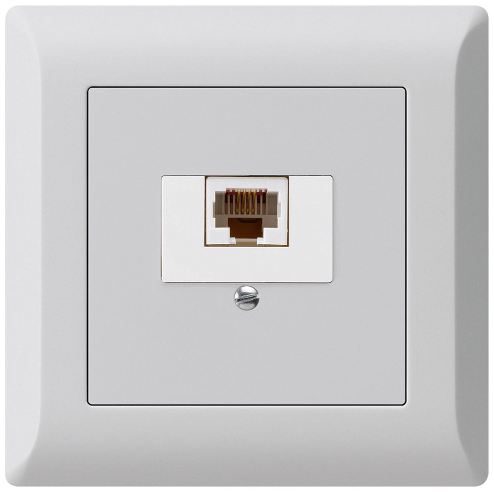 UP-Anschlussdose kallysto.line 1×RJ45u hellgrau