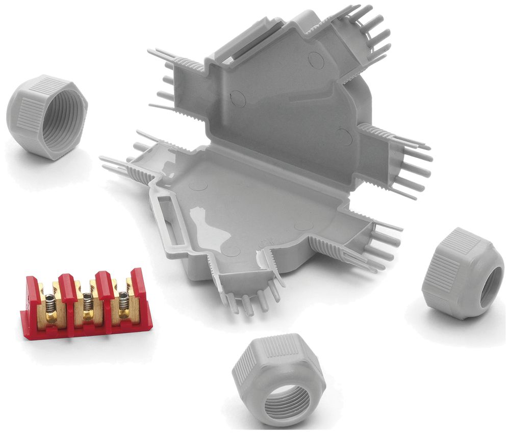 Manchon de jonction Raytech FRED-Y a.gel raccord câble Ø 8…13mm IP68 gris