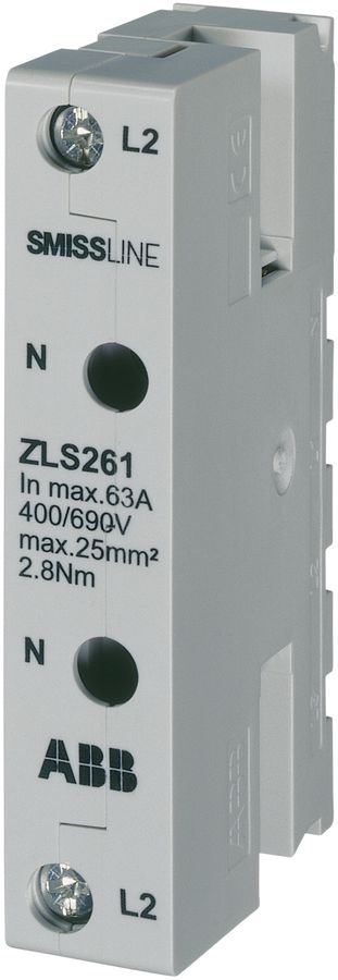 Einspeiseblock SMISSLINE TP L2 N 63A ZLS261