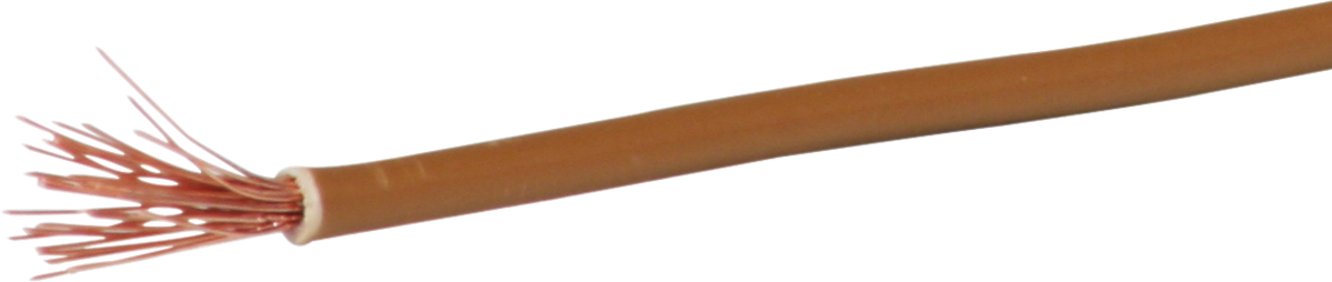 T-Litze halogenfrei 1mm² braun Eca, Spule à 100m