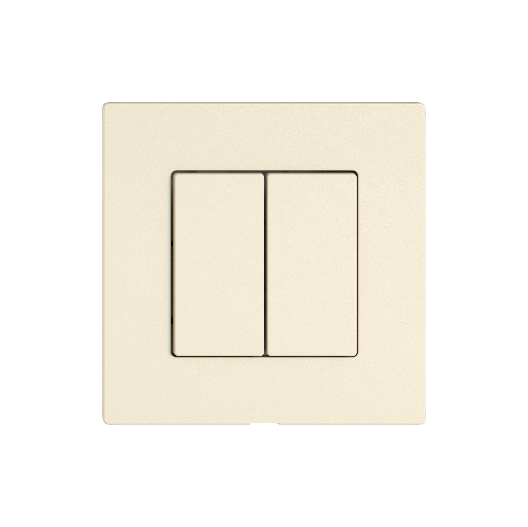 Commande pour interrupteur EDIZIO.liv Wiser SNAPFIX® 2C 2T cr