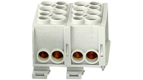 Verteilerblöcke Demelectric, 35 mm², für Hutschiene TH35