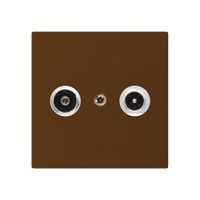 Antennendose kallysto R/TV Bauart A 4dB 2GHz braun