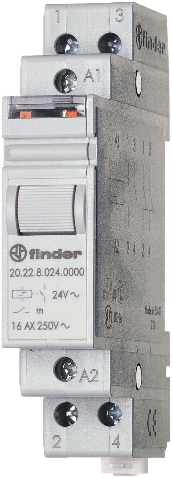 REG-Schrittschalter Finder 20.22, 2S 16A 230VAC