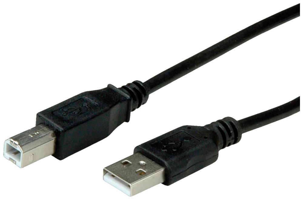 Cavo USB ROLINE RM USB-A/USB-B (USB 2.0) 480Mbit/s nero 1.8m