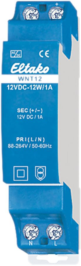 REG-Schaltnetzteil WNT12 88…264VAC/12VDC 12W 1A