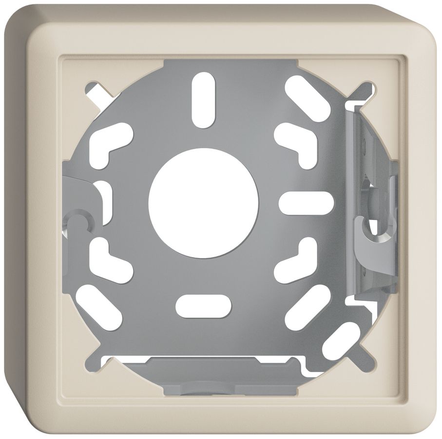 Kappe mit Grundplatte 39mm EDIZIOdue crema