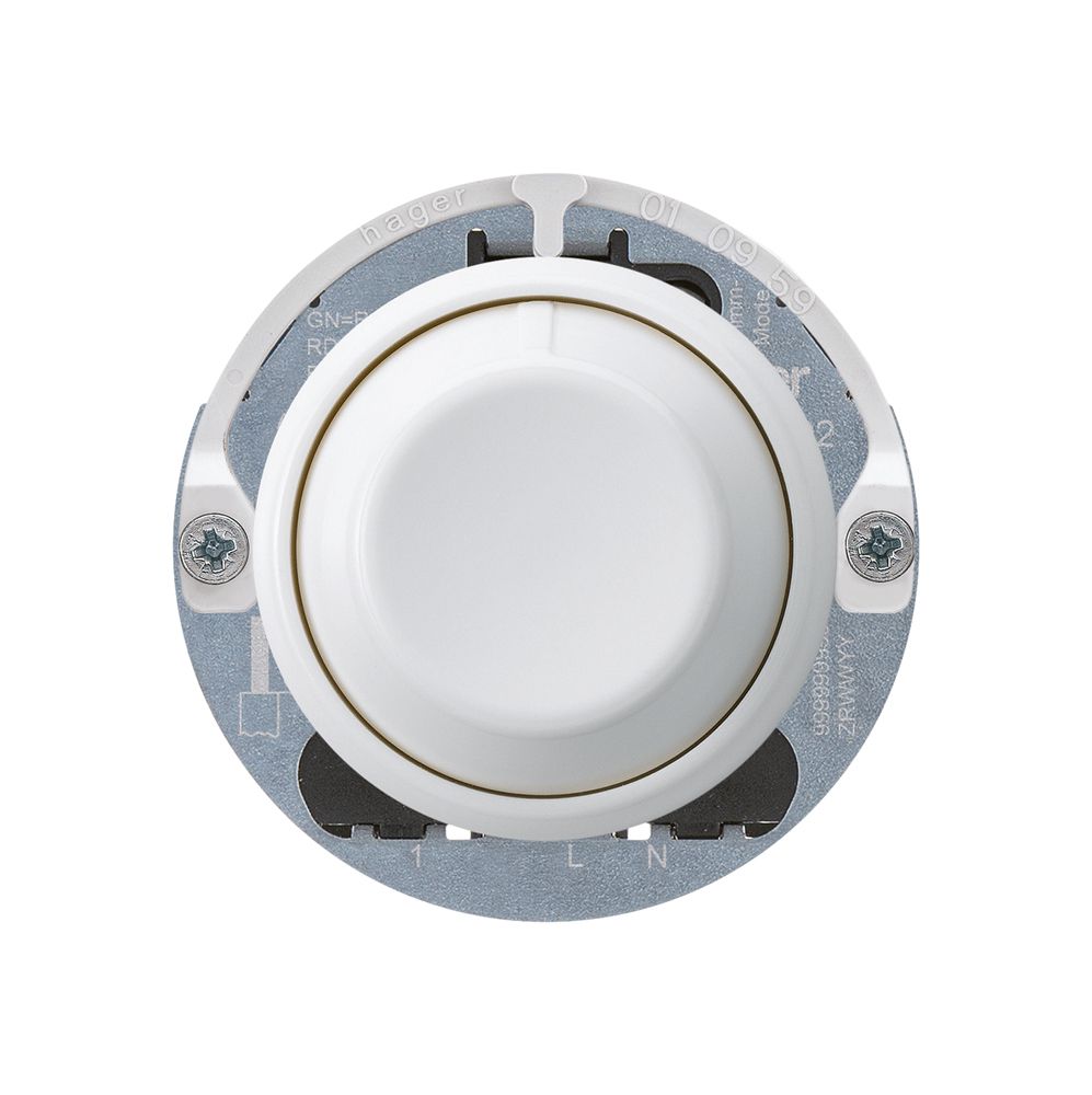 Drehdimmer Universal Hager basico 20…400W/VA weiss