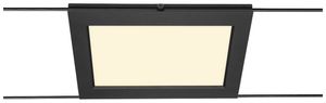 LED-Downlight SLV TENSEO PLYTTA RECTANGULAR 9.8W 750lm 2700K 240×175mm schwarz