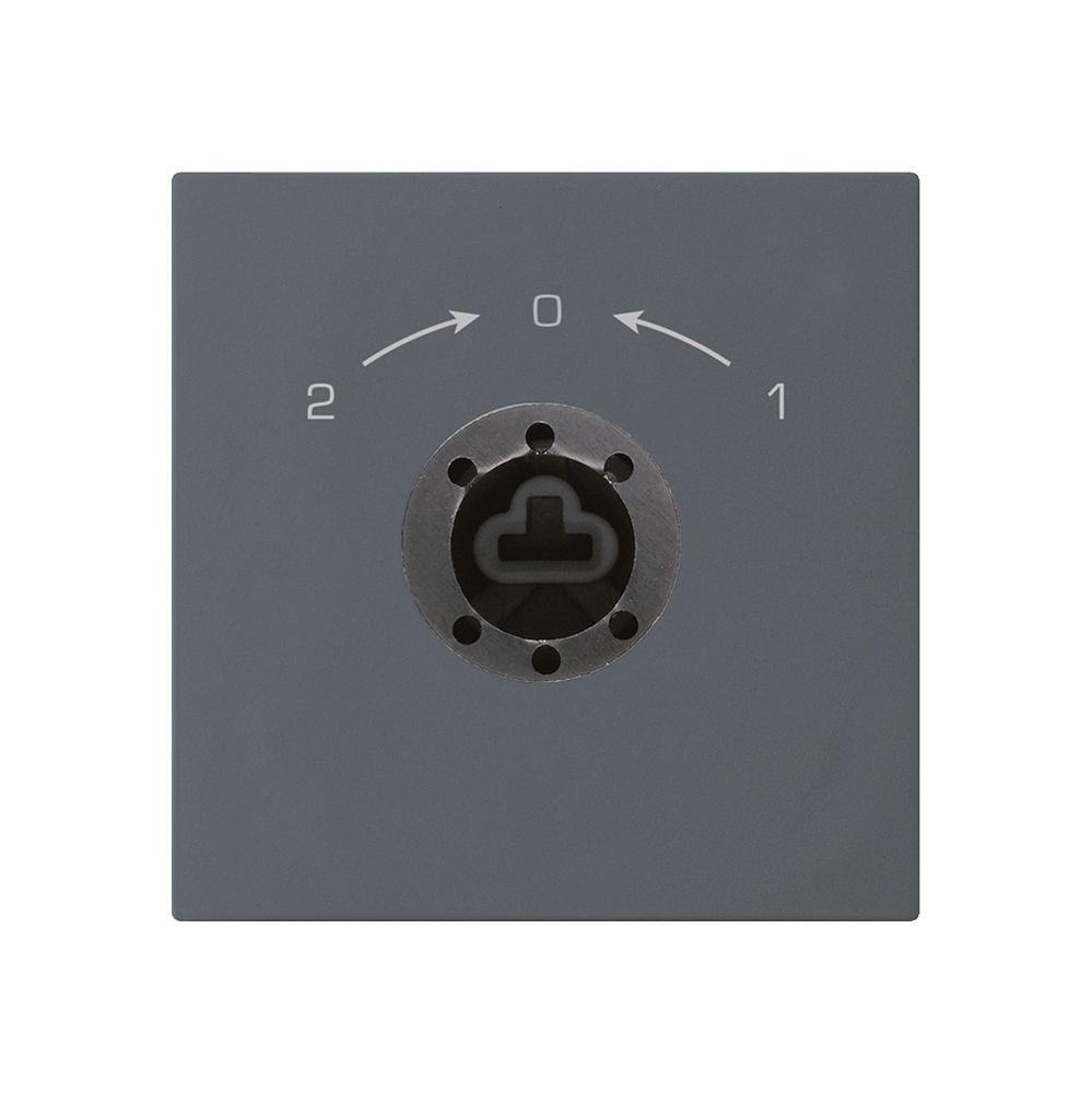 Contact pivotant 1->0<-2 anthracite kallysto pour serrure sans cylindre