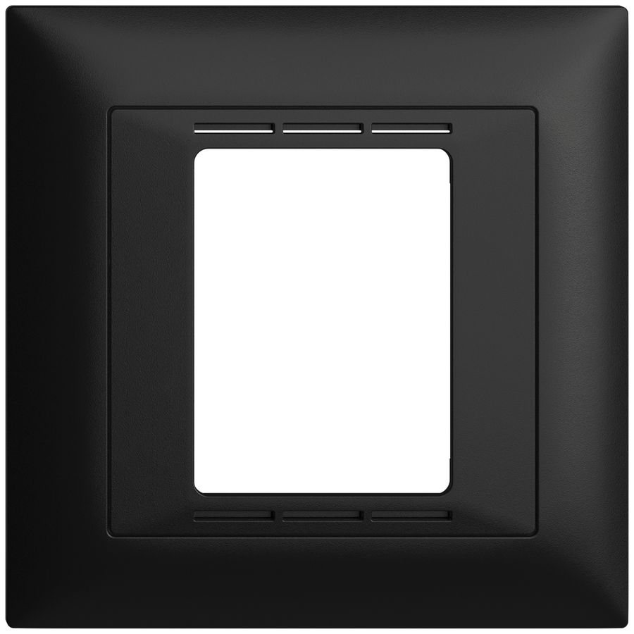 Kit frontale INC EDIZIOdue FMI nero per termostato ambient.c.display