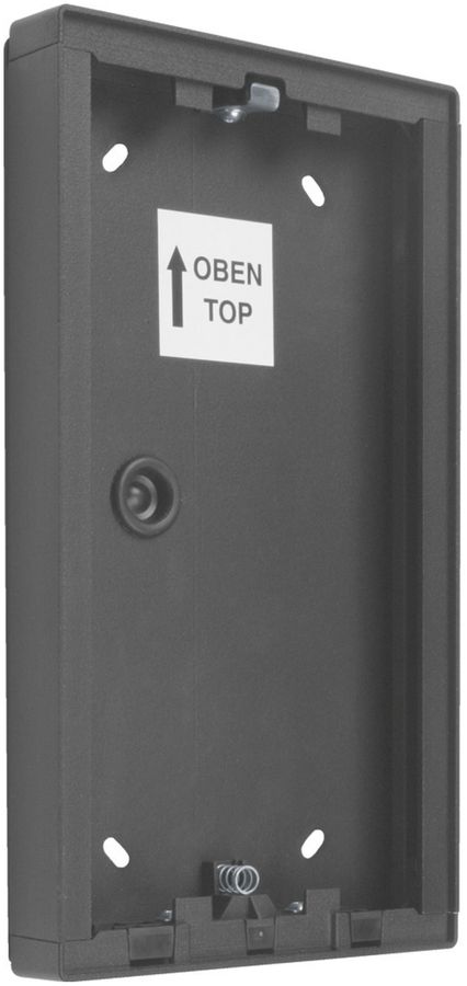 Scatola AP per citofono Hager elcom.one 218×92×28.5mm alluminio nero