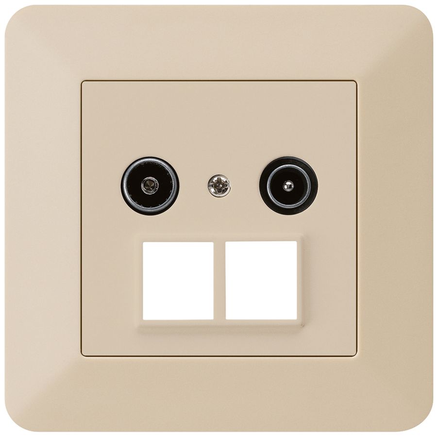 UP-Antennendose R/TV HMS kallysto.trend 19dB beige