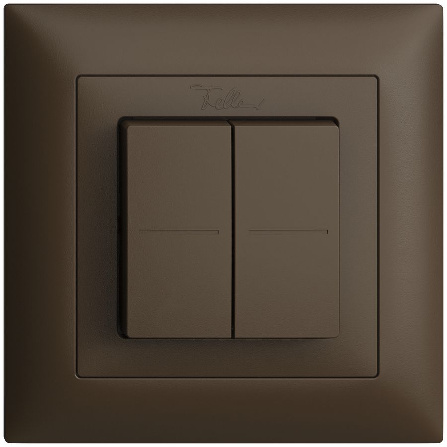 Funktaster Smart Light Control Feller EDIZIOdue FMI, Philips Hue 4K/2T, coffee