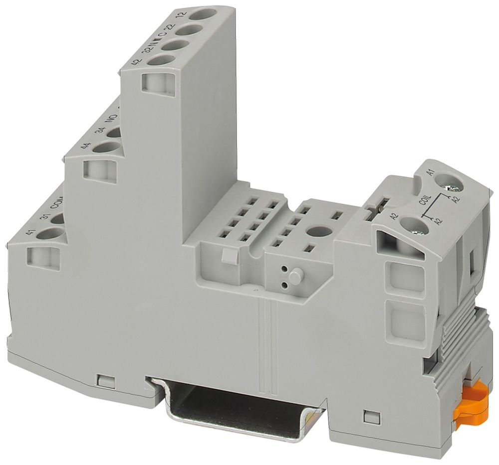 Base relè PX RIF-2-BSC/4X21 per montaggio NS 35/7.5