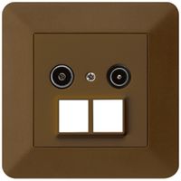 UP-Antennendose R/TV HMS kallysto.trend 14dB braun