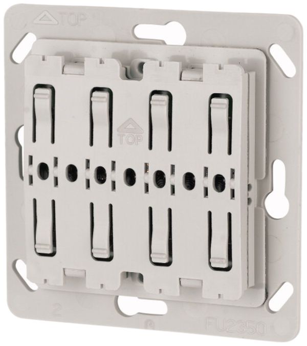 Poussoir RF AP Eaton xComfort 4 fois 55×55mm