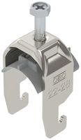 Fixation rapide BET 2056 pied à U matière synthétique 22…28mm 1×câble A2 1.4301