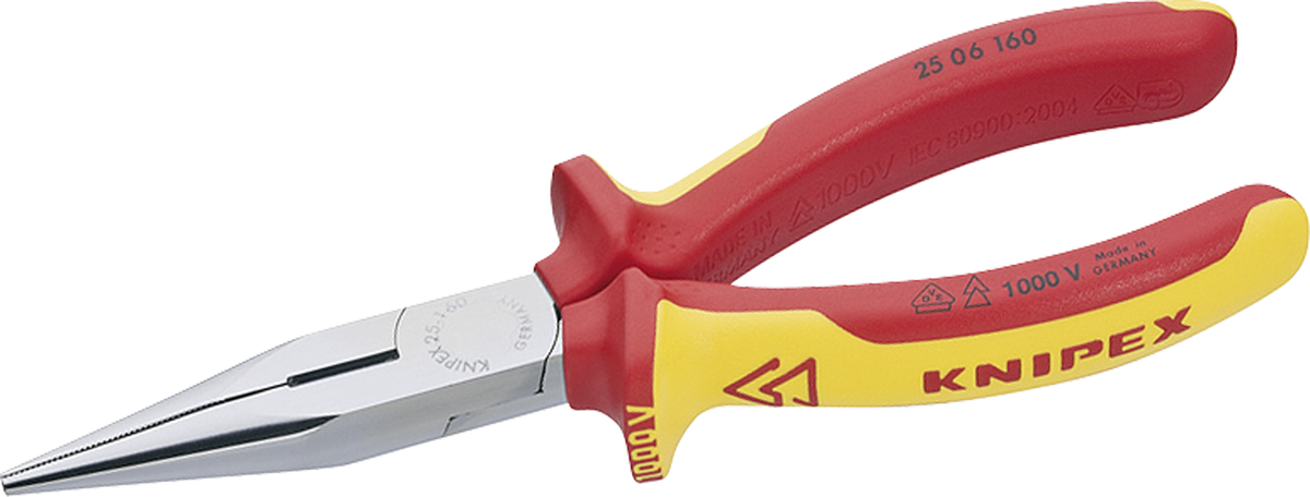 Telefonzange KNIPEX mit Schneidevorrichtung VDE gerade 160mm