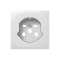 Frontplatte SIDUS Z/E zu Steckdose T25 weiss glänzend