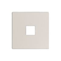Frontplatte EDIZIOdue elegance für 1×Taster arktikweiss