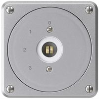 UP-Steckschlüsselschalter robusto ohne Klappdeckel 5/1P aluminium Kombi Vierkant