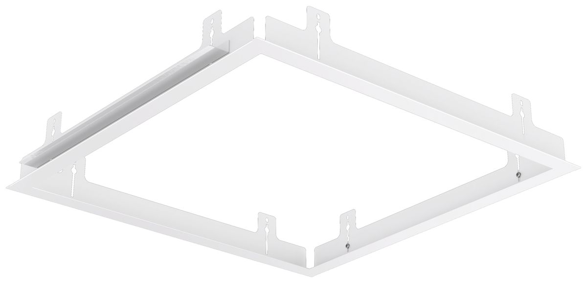 Cadre d'encastrement Signify NatureConnect 625×625×88mm  acier blanc
