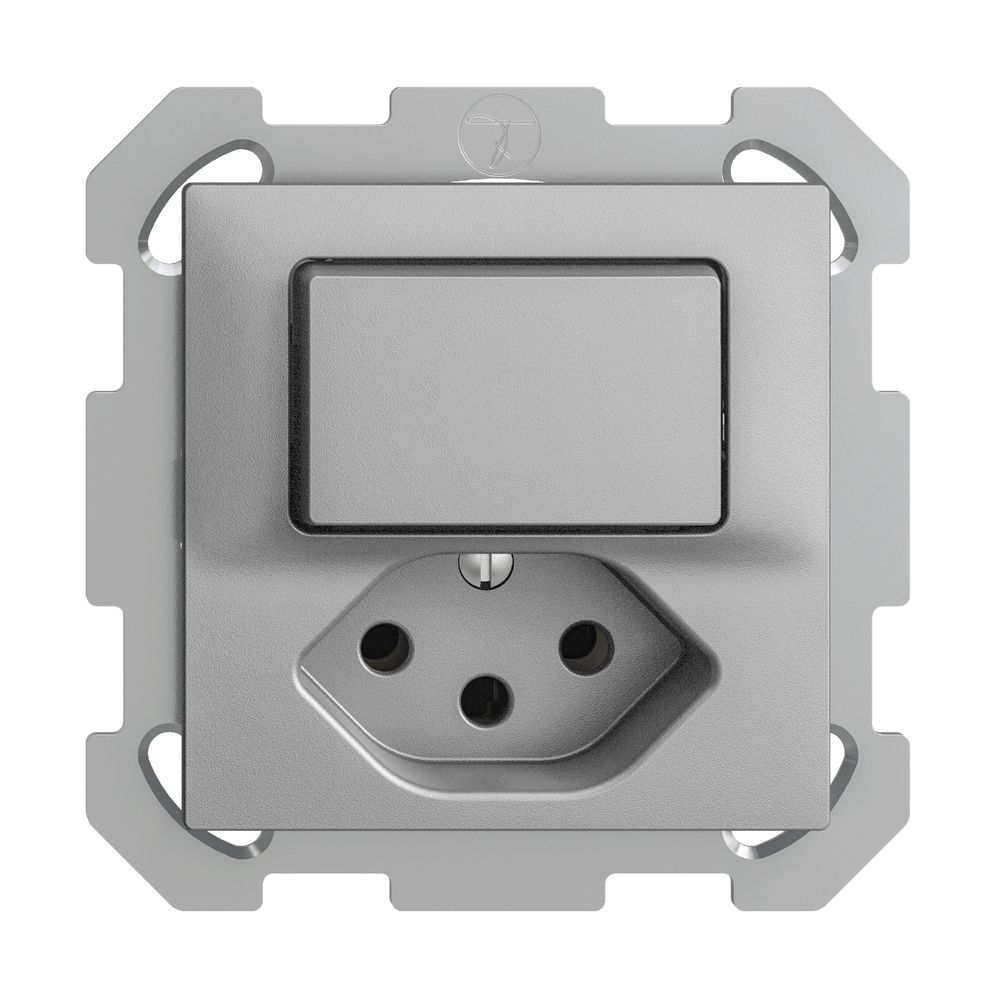 UP-Kombination A-R/1P+T13 EDIZIOdue silver mit Shutter