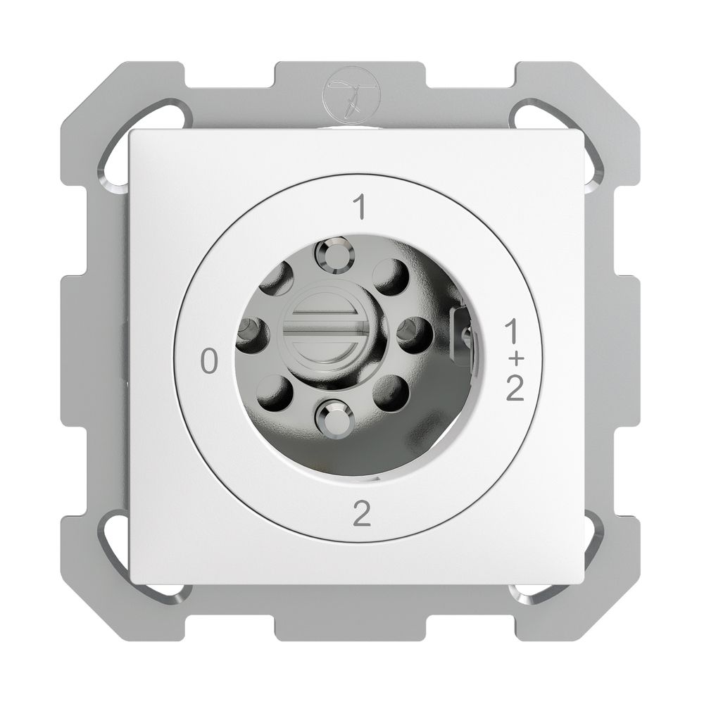 Interruttore rot. INC EDIZIOdue 1/1P bianco, per serrat. senza cilind