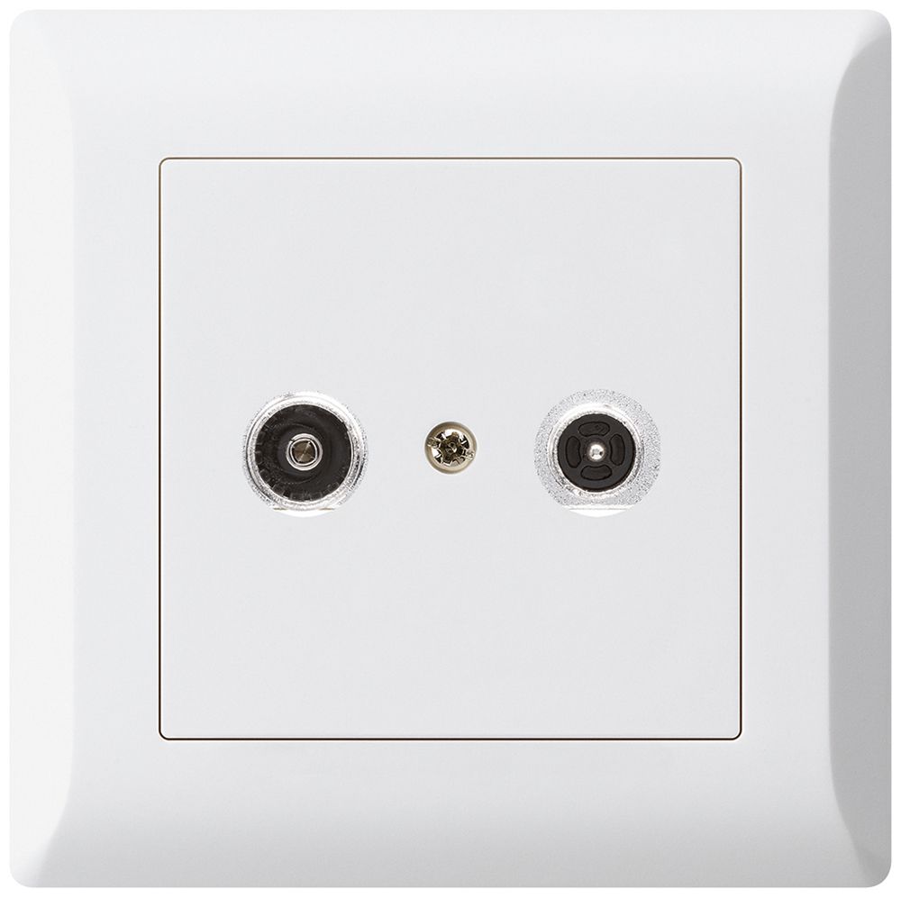 UP-Antennendose kallysto.line R/TV 11dB 2GHz weiss