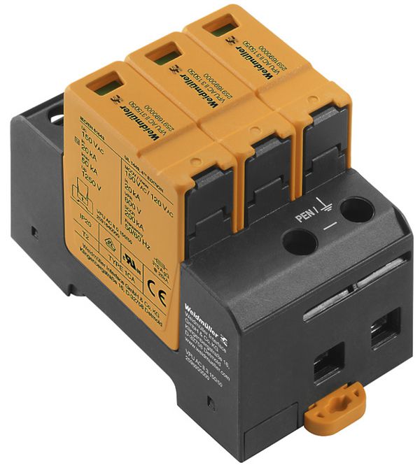 Überspannungsableiter Weidmüller VPU AC II 3 150/50