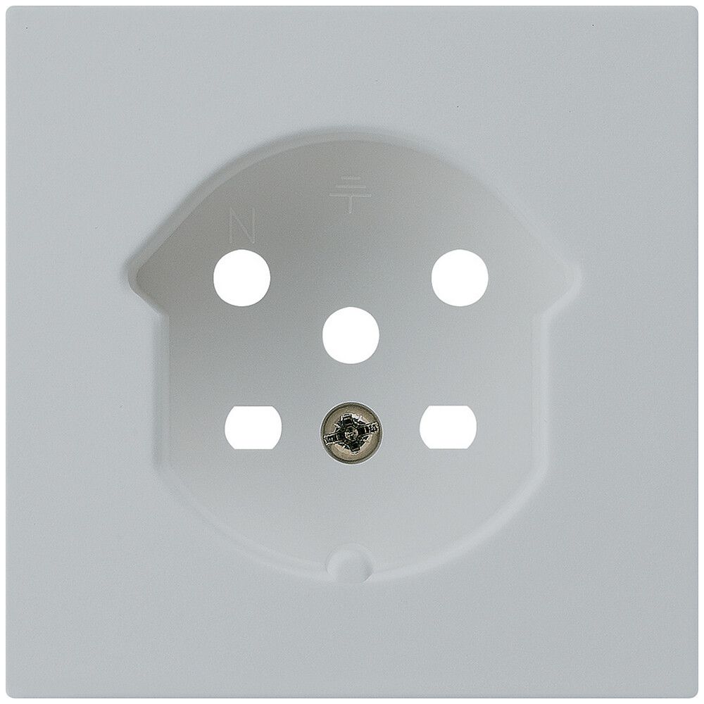 Placca frontale kallysto T15 grigio chiaro 60×60mm per presa T15