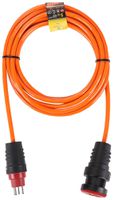 Verlängerungskabel Schönenberger PUR T25/T25 5×1.5mm² 16A IP55 5m orange