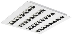 LED-Panelleuchte Sylvania OPTIX 44W 4500lm 4000K DIM 596×596×38mm weiss
