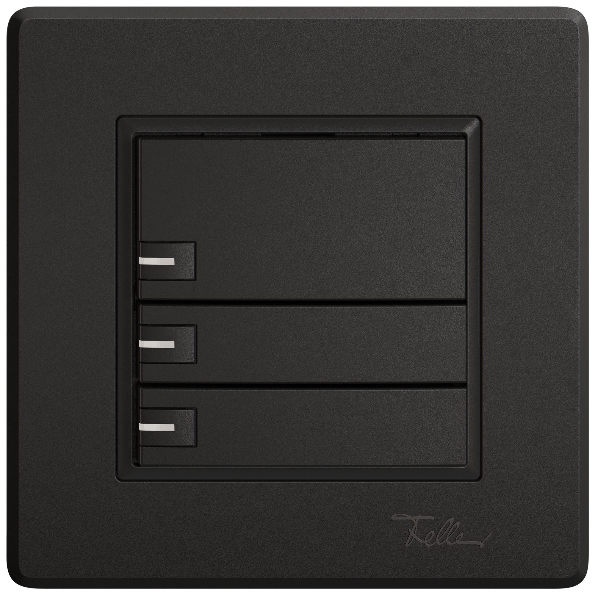 UP-Universaltaster EDIZIO.liv UNI SNAPFIX® 5…48V m.LED blau 3× 1-Tbed.sz