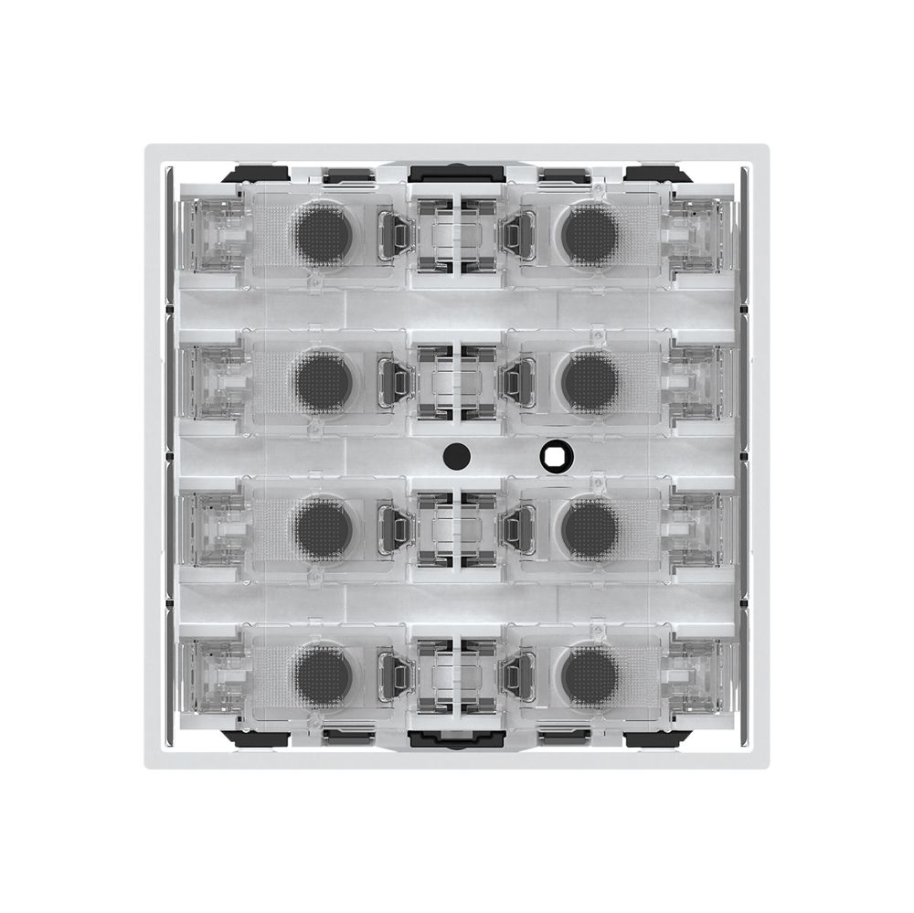 Poussoir KNX KAL p.8×touches 8×points actionnables LED blanc