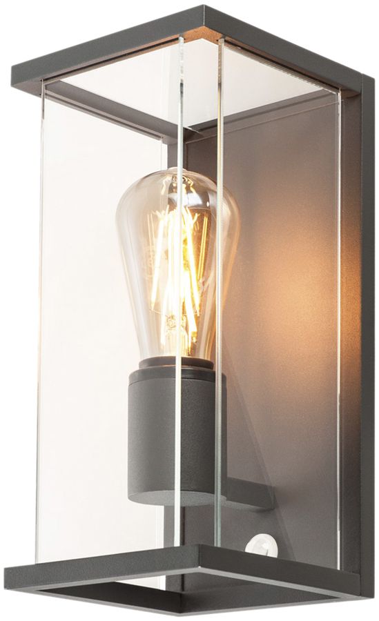 Applique SLV QUADRULO SENSOR WL 15W IP44 290×140×160mm anthracite