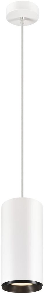 LED-Pendelleuchte SLV NUMINOS PD PHASE XL 36W 3530lm 3000K 24° weiss/schwarz