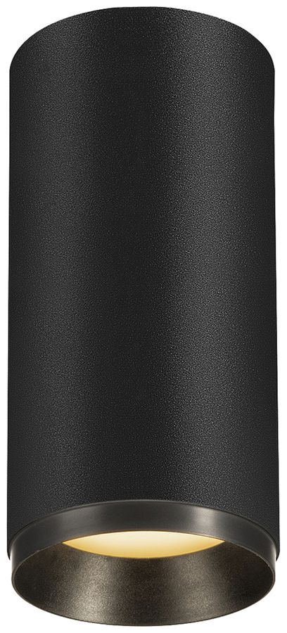 LED-Deckenleuchte SLV NUMINOS M PHASE 20W 1925lm 2700K 24° Ø85×185mm schwarz