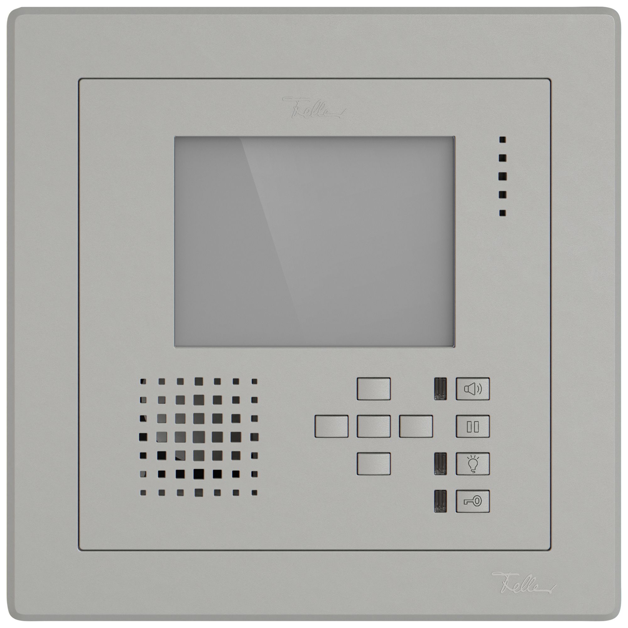 UP-Video-Freisprechstelle EDIZIO.liv Türöffner Schaltfunktionen hellgrau