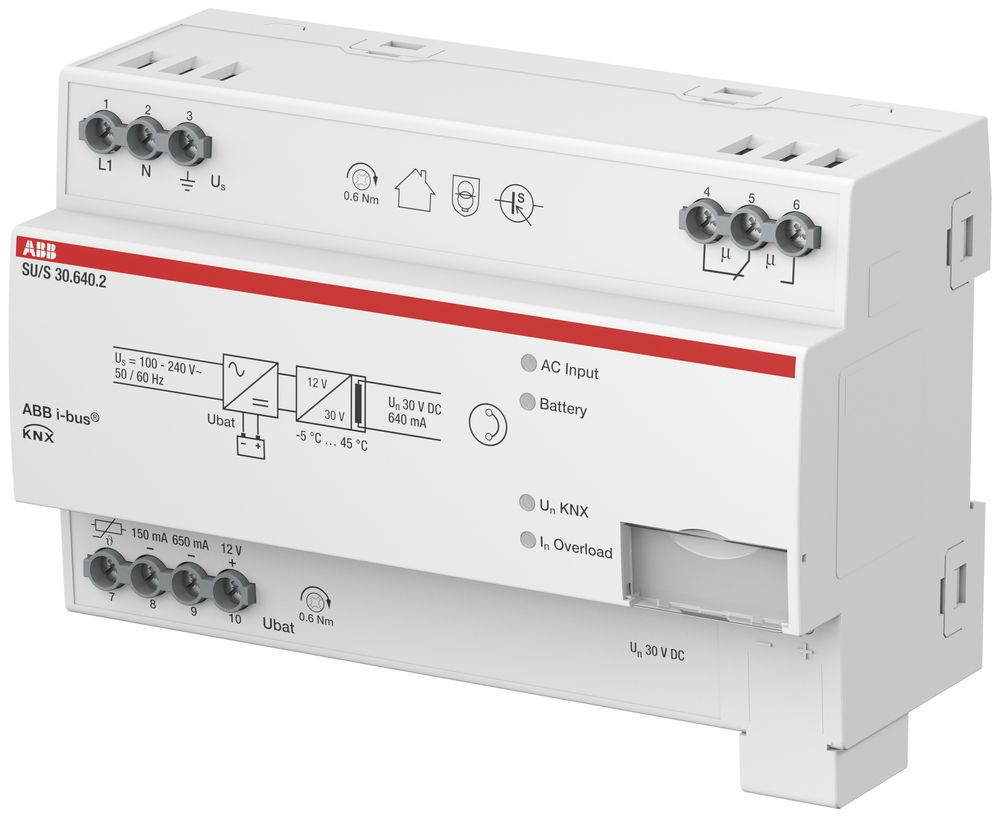ASI KNX AMD ABB i-bus SU/S30.640.2, bobine de réactance, 640mA, 8UM