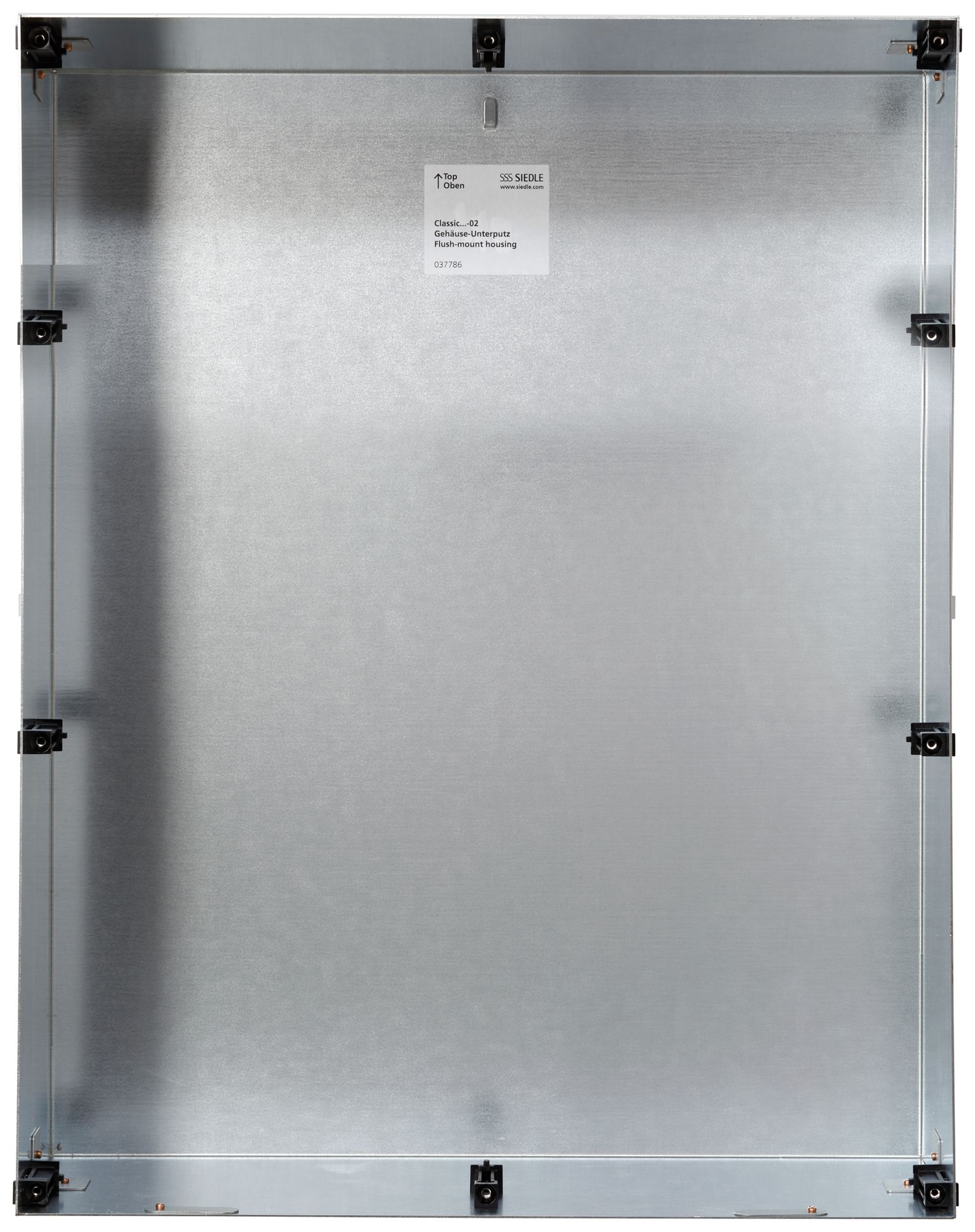 Boîtier ENC Siedle Classic 1× 446×578×175mm argent