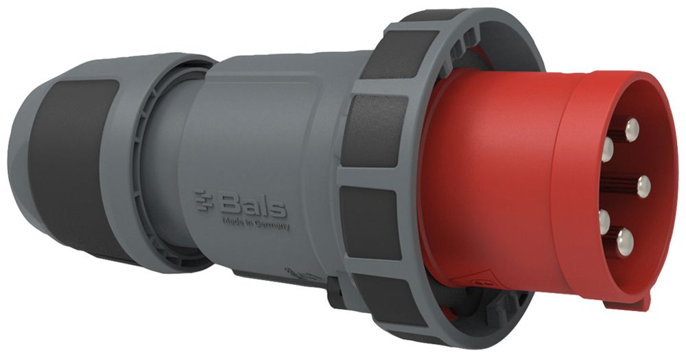 Fiche CEE Bals INNOLINQ-Design 5P 125A 400V rouge 6h IP67 borne à vis