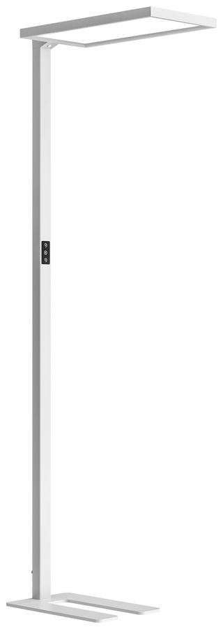 Lampadaire LED DOTLUX ROOFbutler 84W 10640lm 4000K PIR 1-10V VAR blanc